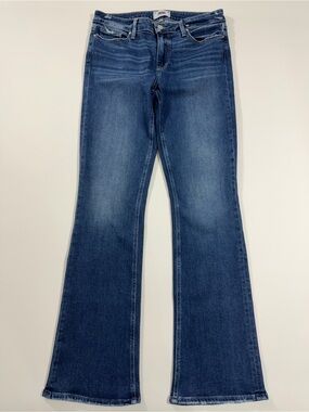 PAIGE Manhattan Dark Wash Bootcut Mid Rise Jeans Size 30